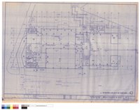 陳列館壹層及文康活動中心地下壹層平面圖藏品圖，第1張