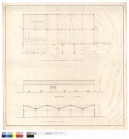 (BUFFS AND BUFFING COMPOUND STORAGE)PLAN,ELEVATION,A-A SECTION藏品圖，第1張