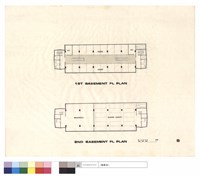 1ST BASEMENT FL PLAN,2ND BASEMENT FL PLAN藏品圖，第1張