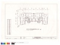 丁棟48坪及45坪雙併連棟三層結構平面圖藏品圖，第1張