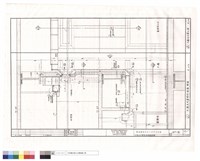 大廳及貮層裝修剖面及立面藏品圖，第1張