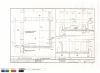 屋頂轉角乾掛石材平面及立面圖藏品圖，第1張