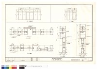 DW1不鏽鋼自動門.D1不鏽鋼門.A-A.C-C橫剖面.D-D.B-B縱剖面藏品圖，第1張