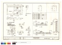 D13台電受電室防火鐵門.A-A.C-C橫剖面.B-B縱剖面藏品圖，第1張