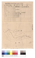 僑生大學先修班林口鄉泰山鄉土地分界一覽表藏品圖，第1張