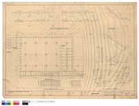 基礎結構平面及地下面版詳圖、甲,乙樓梯詳圖藏品圖，第1張