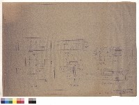 門廳平面/櫃檯剖面/櫃台內側立面藏品圖，第1張