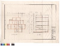 基礎坑平面圖,大剖面圖藏品圖，第1張