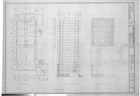 鳳山市農會 六樓檔案室增建工程-平面圖、梁圖、屋頂圖藏品圖，第1張