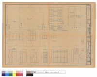 門窗立面及左及背視及屋面圖藏品圖，第1張