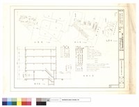 地盤及現況及位置及壹及縱剖面圖及圖例及面積計算藏品圖，第1張