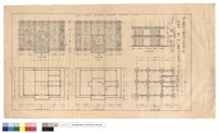 二樓及屋頂床版、一及二樓天花圖、左側面圖、基礎伏圖藏品圖，第1張
