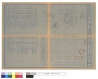 正及背立面及現況及位置及地盤及圖例及面積計算藏品圖，第1張