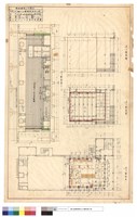 平面及樑版屋面及剖面圖藏品圖，第1張