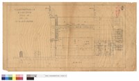 玄關正面及校長室各剖面詳細圖藏品圖，第1張