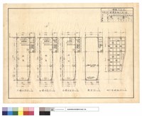 三,四,五樓平面屋面及地下室樑版圖藏品圖，第1張