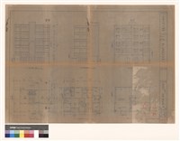 各層平面及立視圖藏品圖，第1張