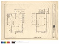 FIRST FLOOR PLAN、BASEMENT FLOOR PLAN藏品圖，第1張