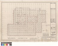 地下室基礎結構平面藏品圖，第1張