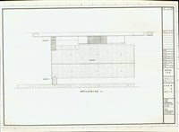 渡廊屋頂層平面圖藏品圖，第1張