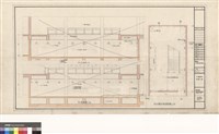 樓梯甲地下室平面及剖面藏品圖，第1張
