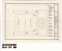 舞台燈光系統基本配置平面圖 STAGE LIGHTING SYSTEM BASIC LAYOUT PLAN藏品圖，第1張