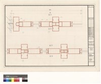 DW1,DW2,DW3,DW4,DW5 鋁門窗詳圖藏品圖，第1張