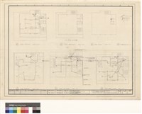 ELECTRICAL EQUIPMENT
TELEPHONE.TV & FA SYSTEM. 
PLAN OF BASEMENT, 1ST FLOOR~ROOF.藏品圖，第1張