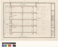 進口門廳剖面(二)藏品圖，第1張