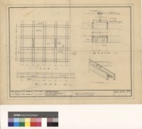 二樓排字房日光燈吊架詳圖藏品圖，第1張