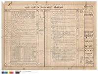 A/C SYSTEM EQUIPMENT SCHEDULE藏品圖，第1張