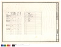大門及廣場圖號索引及粉刷表藏品圖，第1張