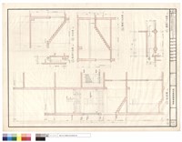 樓梯甲、丁、戊正面及剖面詳圖藏品圖，第1張