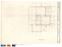 B棟寢室平面圖藏品圖，第1張