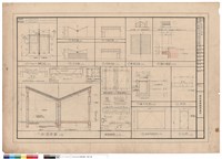 TYPE A車庫平面、剖面及結構藏品圖，第1張