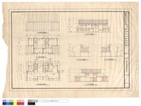 各層平面及各向立面B45 46藏品圖，第1張