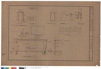 TYPE B車庫平面 剖面及結構藏品圖，第1張