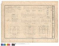 B2型結構平面、梁柱等配筋藏品圖，第1張