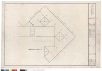B棟屋頂排水平面圖藏品圖，第1張
