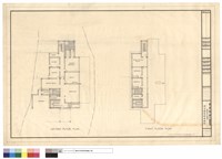 GROUND FLOOR、FIRST FLOOR PLAN藏品圖，第1張