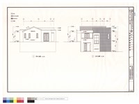 E2戶型背向、左側立面圖藏品圖，第1張