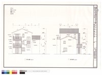 A反戶型背向、左側立面圖藏品圖，第1張