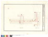 現有新建綜合大樓走廊接合平面藏品圖，第1張
