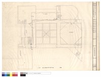 四層電話及按鍵電話設備平面圖藏品圖，第1張