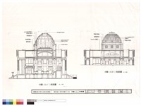 中殿(A-A')、(B-B')剖面圖藏品圖，第1張
