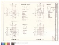 E1戶型一層、二層、參層及屋頂平面圖藏品圖，第1張