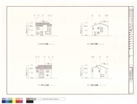 D1反戶型正、背、左、右向立面圖藏品圖，第1張