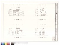 D2反戶型正、背、左、右向立面圖藏品圖，第1張