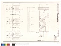A反戶型樓梯平面及剖面圖藏品圖，第1張