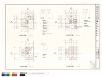 B戶型一層、二層、三層及屋頂平面圖藏品圖，第1張